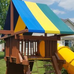 US Swing-N-Slide Shade Playground Canopy Swingset Tarp Roof Cover 132X228CM 