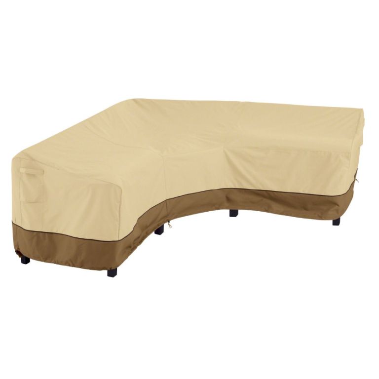 V Shape Sectional Sofa Furniture Cover, How To Cover Outdoor Sectional
