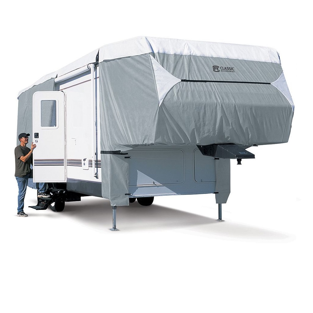 Fifth Wheel Camper Cover Installed 
