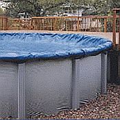 Above Ground Winter Pool Covers, How To Cover An Above Ground Pool With A Deck