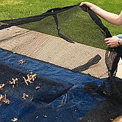 Leaf Net Over Pool Cover