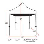 Festival Shade Canopy Dimensions